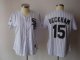 women Baseball Jerseys chicago white sox #15 beckham white(black