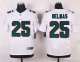 nike miami dolphins #25 delmas white elite jerseys