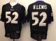 nike nfl baltimore ravens #52 ray lewis elite black cheap jersey