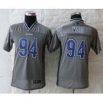 youth nike nfl dallas cowboys #94 ware grey vapor jerseys
