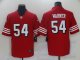 Football New San Francisco 49ers #54 Fred Warner Red Jersey