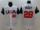 Men's USA Baseball #28 Buster Posey Majestic White 2017 World Baseball Classic Stitched Jersey