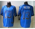 nike nfl indianapolis colts #13 hilton blue [Elite drift fashion