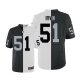 Men's Nike Oakland Raiders #51 Bruce Irvin Black and Which Elite TeamRoad Two Tone NFL Jersey