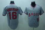 Baseball Jerseys anaheim angels anderson #16 grey