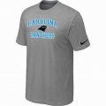 Carolina Panthers T-shirts light grey