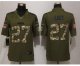 nike green bay packers #27 lacy army green salute to service lim