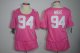 nike women nfl dallas cowboys #94 ware pink [breast cancer aware