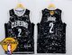 nba cleveland cavaliers #2 kyrie irving black city light the finals patch stitched jerseys