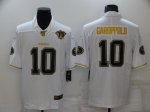 New Football San Francisco 49ers #10 Jimmy Garoppolo Fashion White Jersey 75th Patch