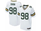 nike nfl green bay packers #98 letroy guion white elite jerseys