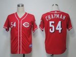 Baseball Jerseys cincinnati reds #54 chapman red(cool base)