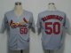 Baseball Jerseys st.louis cardinals #50 wainwright grey(cool bas
