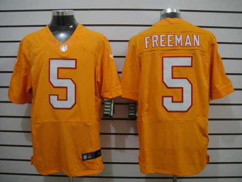 nike nfl tampa bay buccaneers #5 freeman elite yellow jerseys