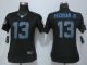 Women NFL New York Giants #13 Odell Beckham Jr Nike Black Impact Limited Jerseys