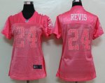 nike women nfl new york jets #24 revis pink [2012 new]