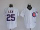 Baseball Jerseys chicago cubs #25 lee white(blue strip)