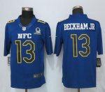 Men NFL New York Giants #13 Odell Beckham Jr Nike Navy 2017 Pro Bowl Limited Jerseys