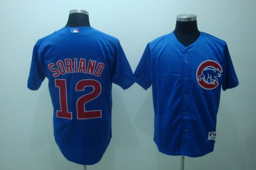 Baseball Jerseys chicago cubs #12 soriano blue
