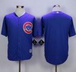 mlb majestic chicago cubs blank blue new cool base jerseys