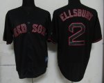 MLB Jerseys Boston Red Sox #2 ELLSBURY Black (Fashion Jerseys)