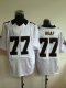 nike nfl new orleans saints #77 roaf elite white jerseys