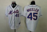 mlb new york mets #45 Wheeler white jerseys
