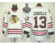 nhl chicago blackhawks #13 carcillo white [2013 stanley cup]