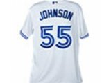 mlb toronto blue jays #55 josh johnson white jerseys