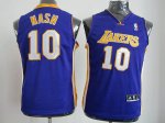 youth nba los angeles lakers #10 unveil steve nash purple jersey