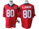 nike nfl houston texans #80 a.johnson elite red [10th patch]