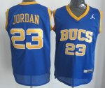 nba chicago bulls #23 jordan blue jerseys