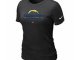 Women San Diego Charger Black T-Shirt