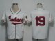 Baseball Jerseys cleveland indians #19 feller m&n cream 1948