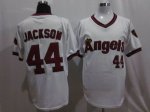 Baseball Jerseys los angeles angels #44 jackson m&n white