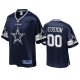Dallas Cowboys Custom Navy Icon Jersey - Men's