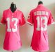 Women NFL New York Giants #13 Odell Beckham Jr Nike Pink Bubble Jerseys