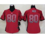 nike women nfl san francisco 49ers #80 jerry rice red [Elite dri