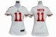 nike women nfl san francisco 49ers #11 smith white jerseys