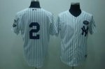 Baseball Jerseys new york yankees #2 jeter white (gms the boss)