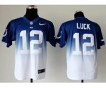 nike nfl indianapolis colts #12 luck blue-white-2 [elite drift f