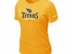 Women Tennessee Titans Yellow T-Shirt