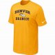 Denver Broncos T-Shirts Yellow