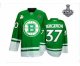 nhl boston bruins #37 bergeron green [2013 stanley cup]
