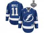 NHL Tampa Bay Lightning #11 Brian Boyle Blue 2015 Stanley Cup St