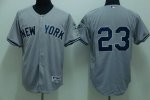 Baseball Jerseys new york yankees #23 mattingly grey(2009 logo)