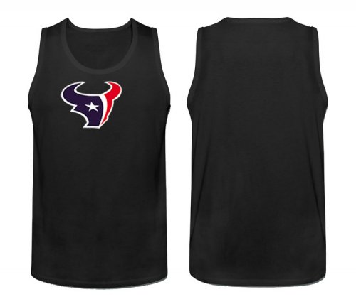 Men\'s Nike Houston Texans Black Cotton Team Tank Top
