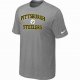 Pittsburgh Steelers T-shirts light grey