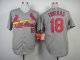mlb st. louis cardinals #18 taveras grey jerseys