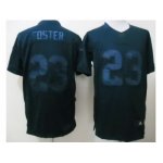 nike nfl houston texans #23 arian foster navy blue [drenched lim